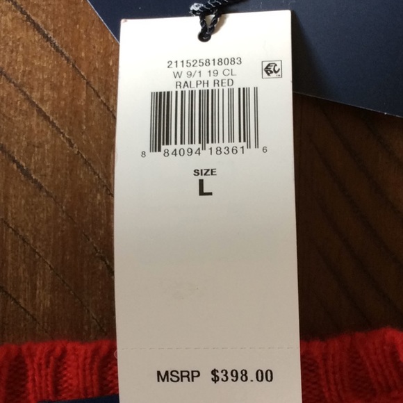 COPY - Ralph Lauren Cashmere Polo Sweater NEW Red… - Picture 4 of 6